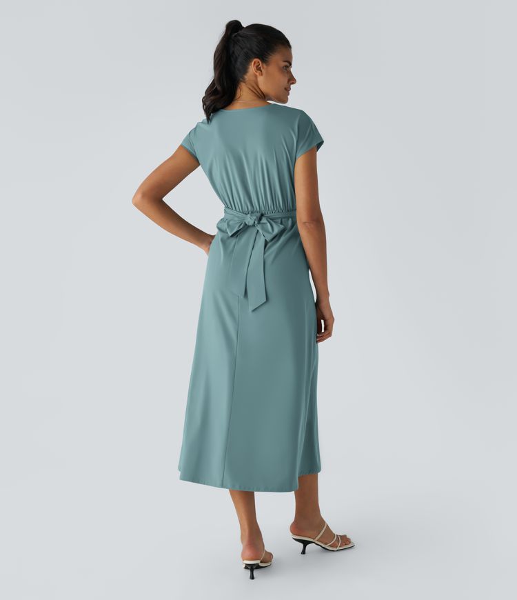 Jade™ | Wikkeljurk met hoge taille