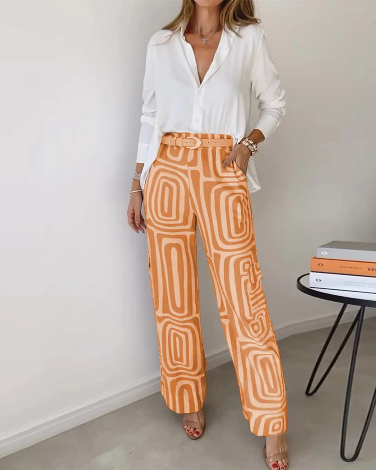 Nia™ | Boho set – Inclusief blouse en riem