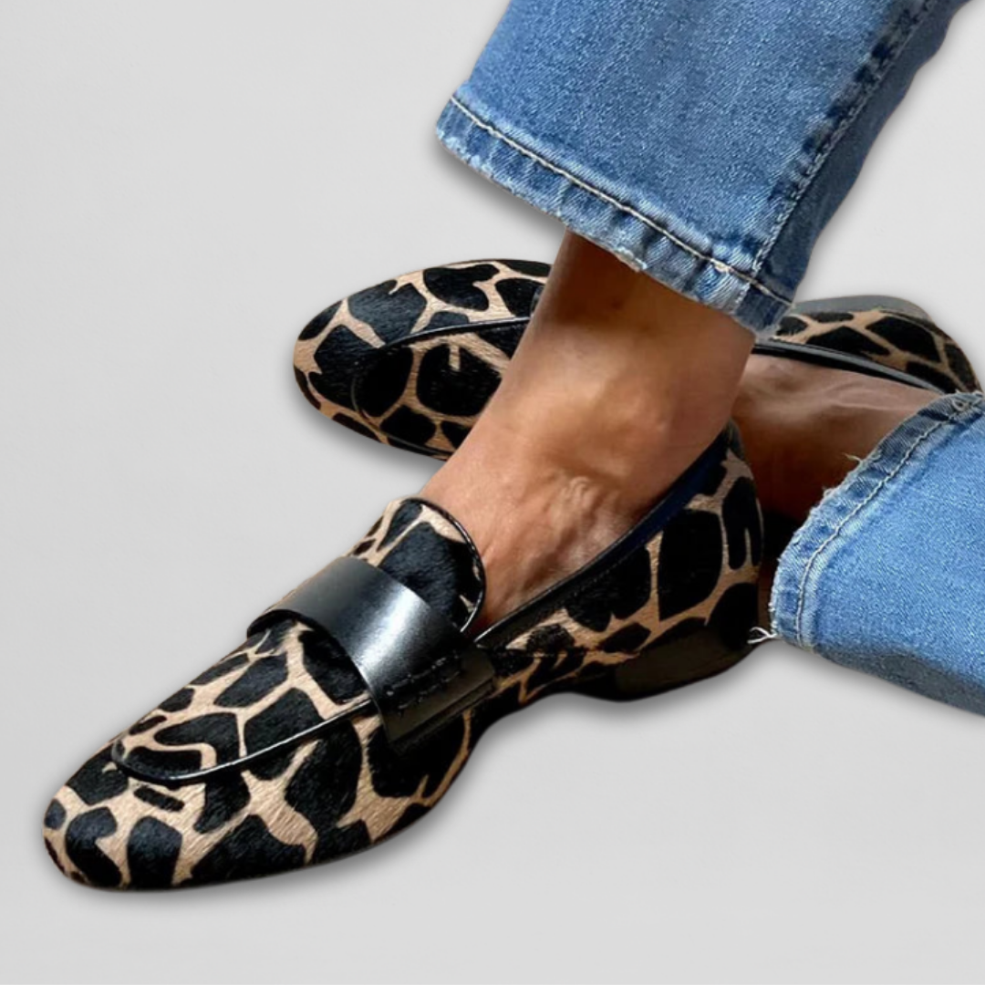 Darcy™ | Loafer met dierenprint