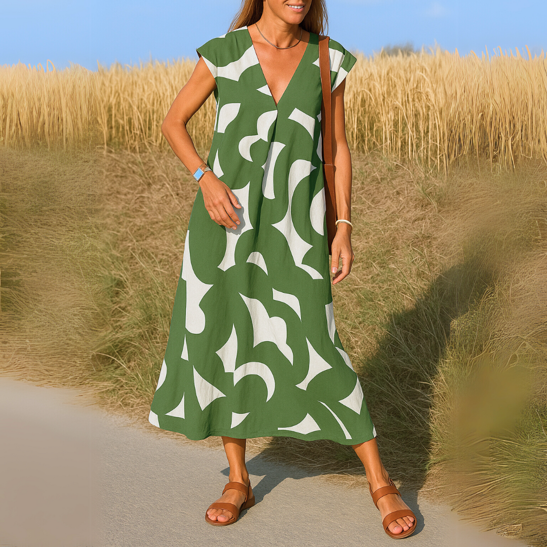 Iris™ | V-hals jurk