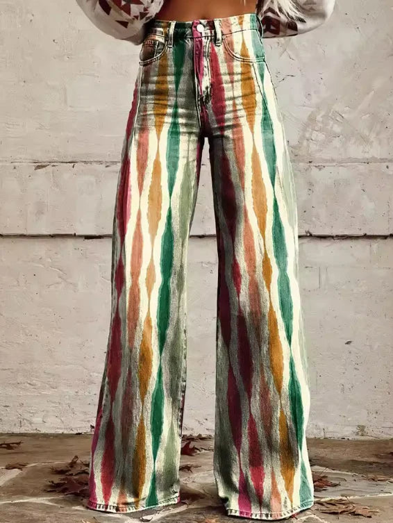 Nora™ | Kleurrijke broek