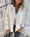 Yara™ | Corduroy jasje met rits