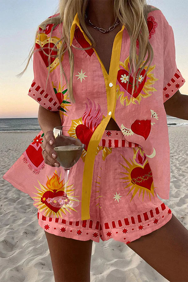 Elsie™ | Kleurrijke zomersetje