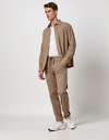 Tim™ | Tweedelige beige set