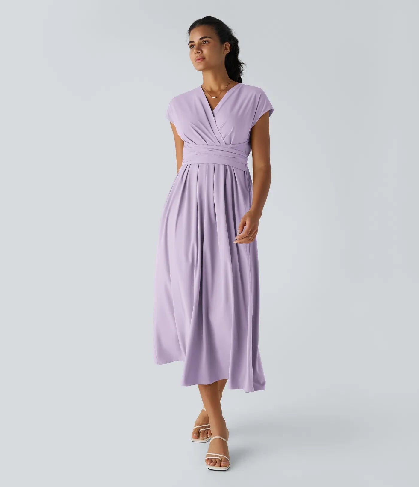 Jade™ | Wikkeljurk met hoge taille