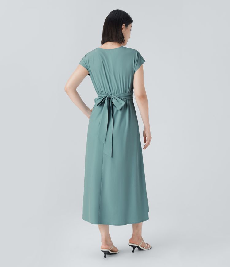 Jade™ | Wikkeljurk met hoge taille