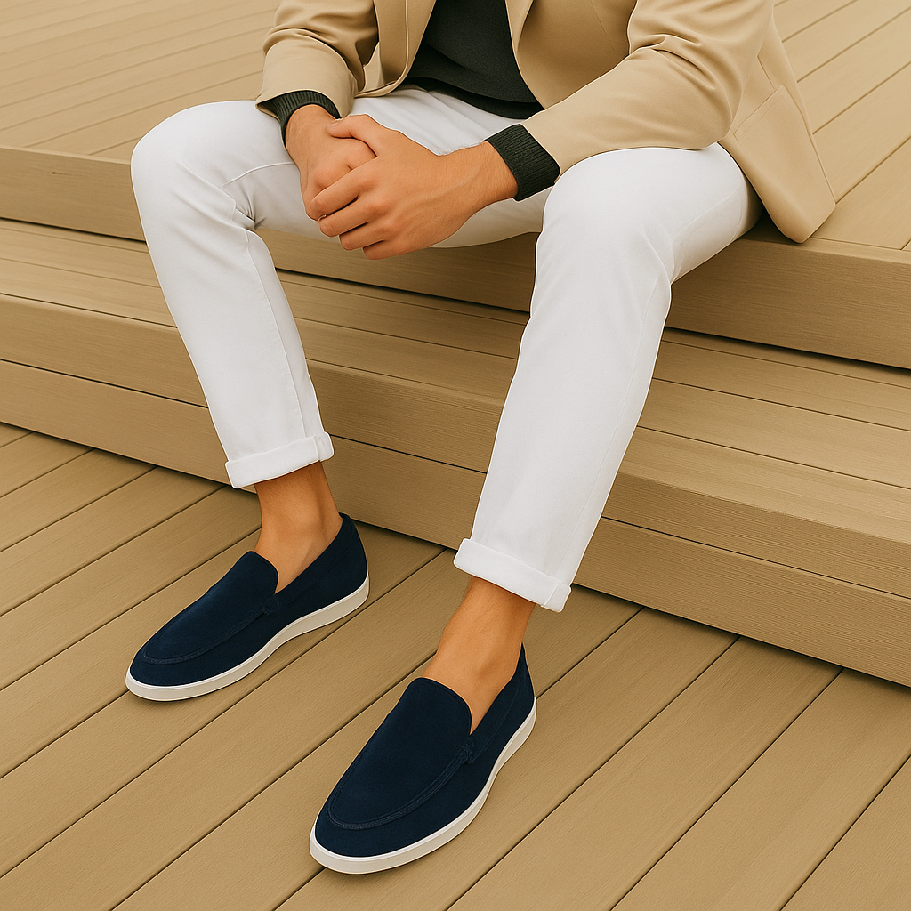 Lucas™ | Suède loafers