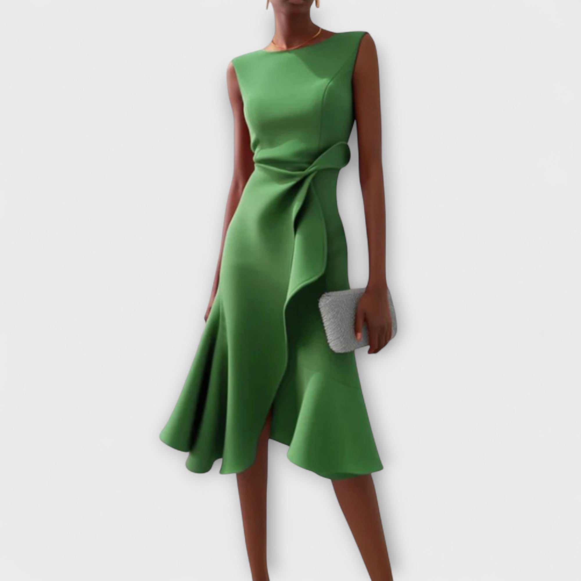Charlotte™ | Gedrapeerde asymmetrische jurk