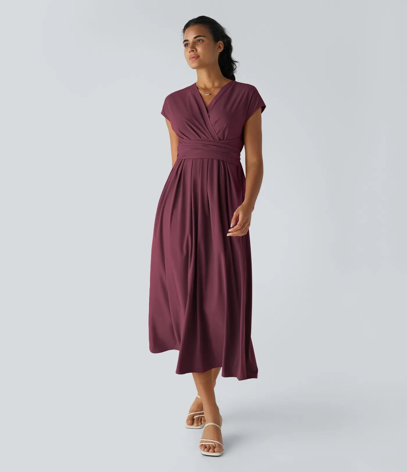 Jade™ | Wikkeljurk met hoge taille