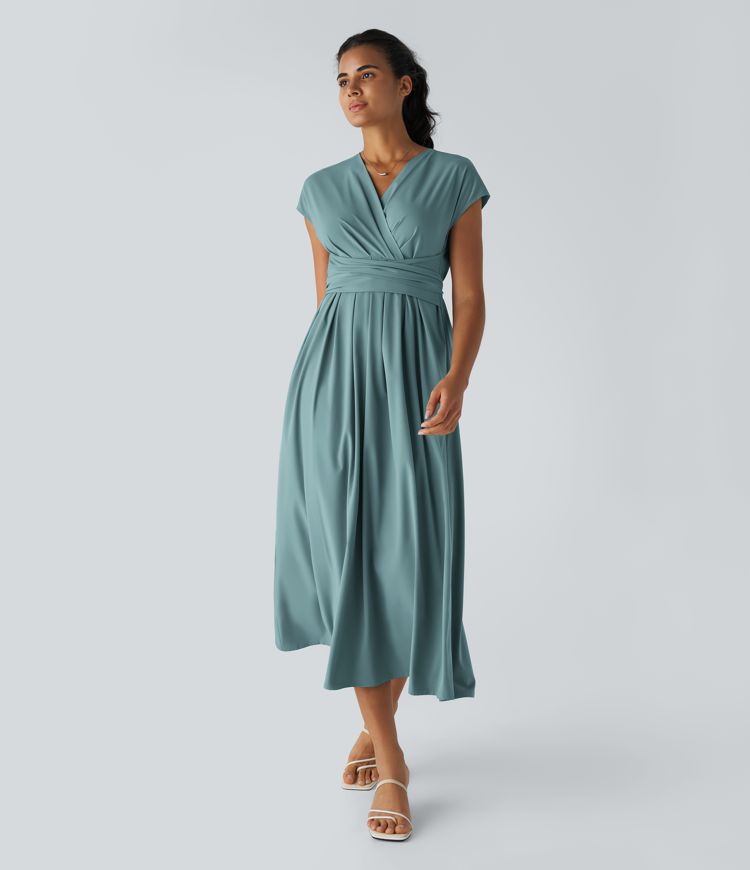 Jade™ | Wikkeljurk met hoge taille
