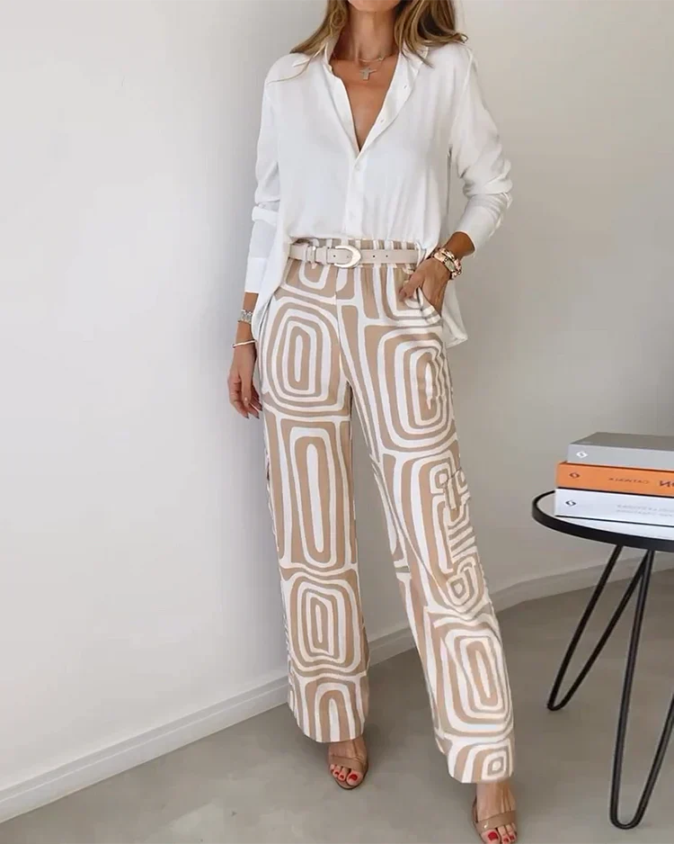 Nia™ | Boho set – Inclusief blouse en riem