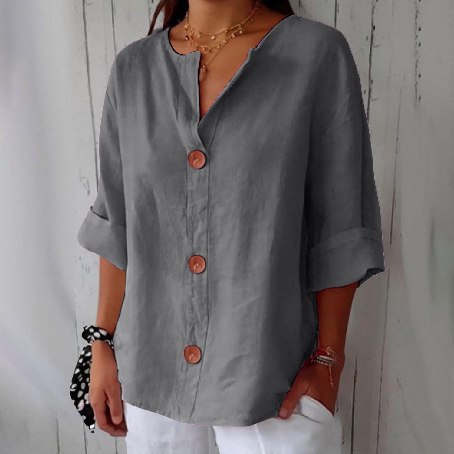 Sofie™ | Linnen blouse