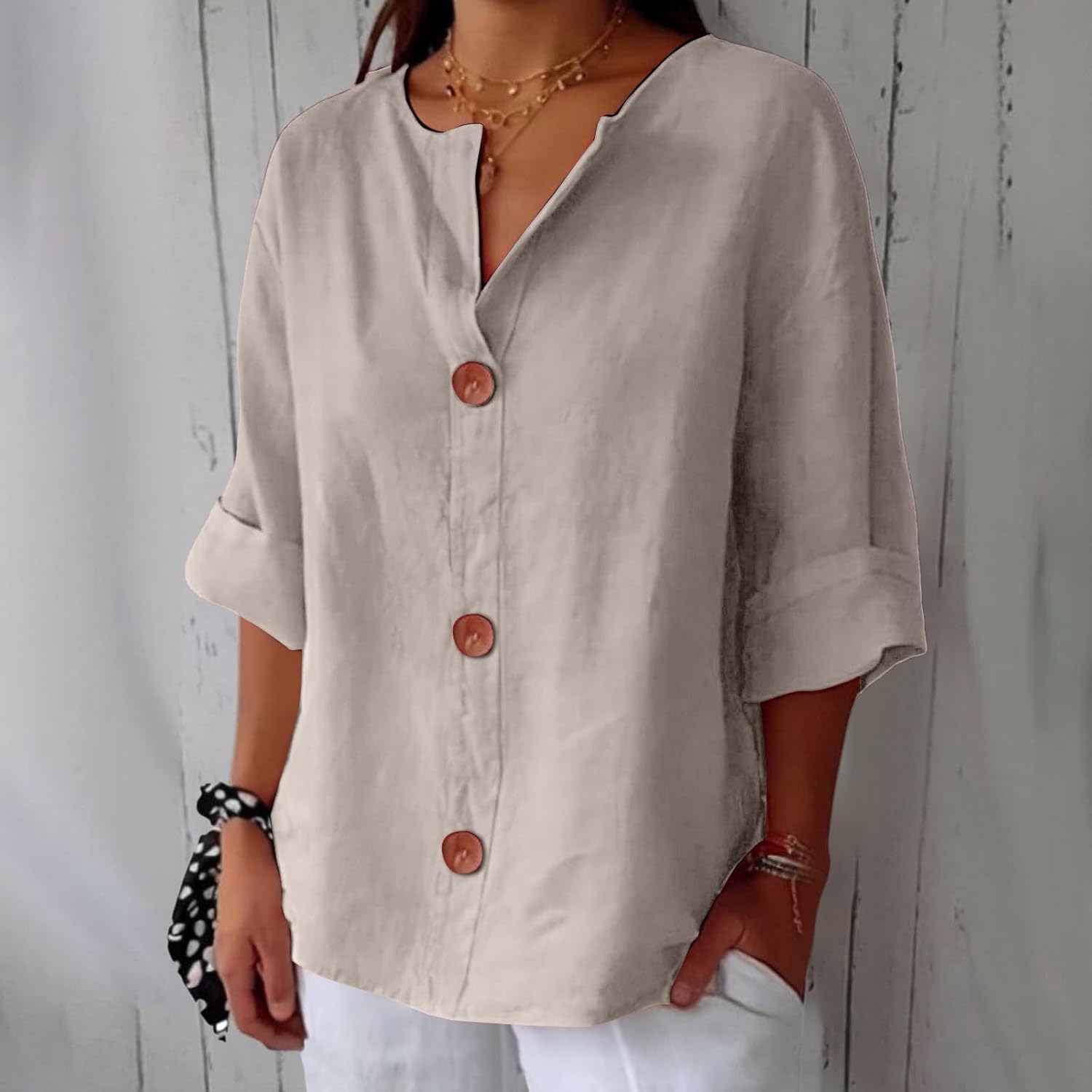 Sofie™ | Linnen blouse