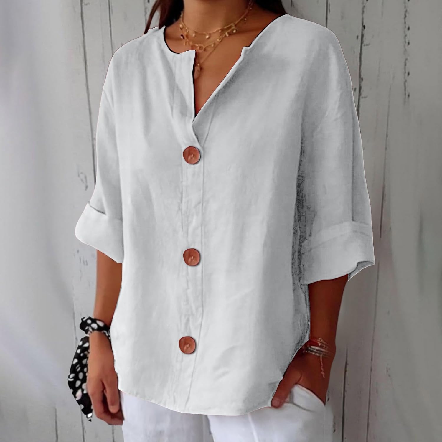 Sofie™ | Linnen blouse