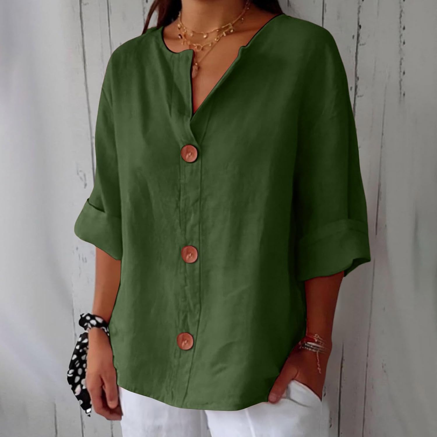 Sofie™ | Linnen blouse