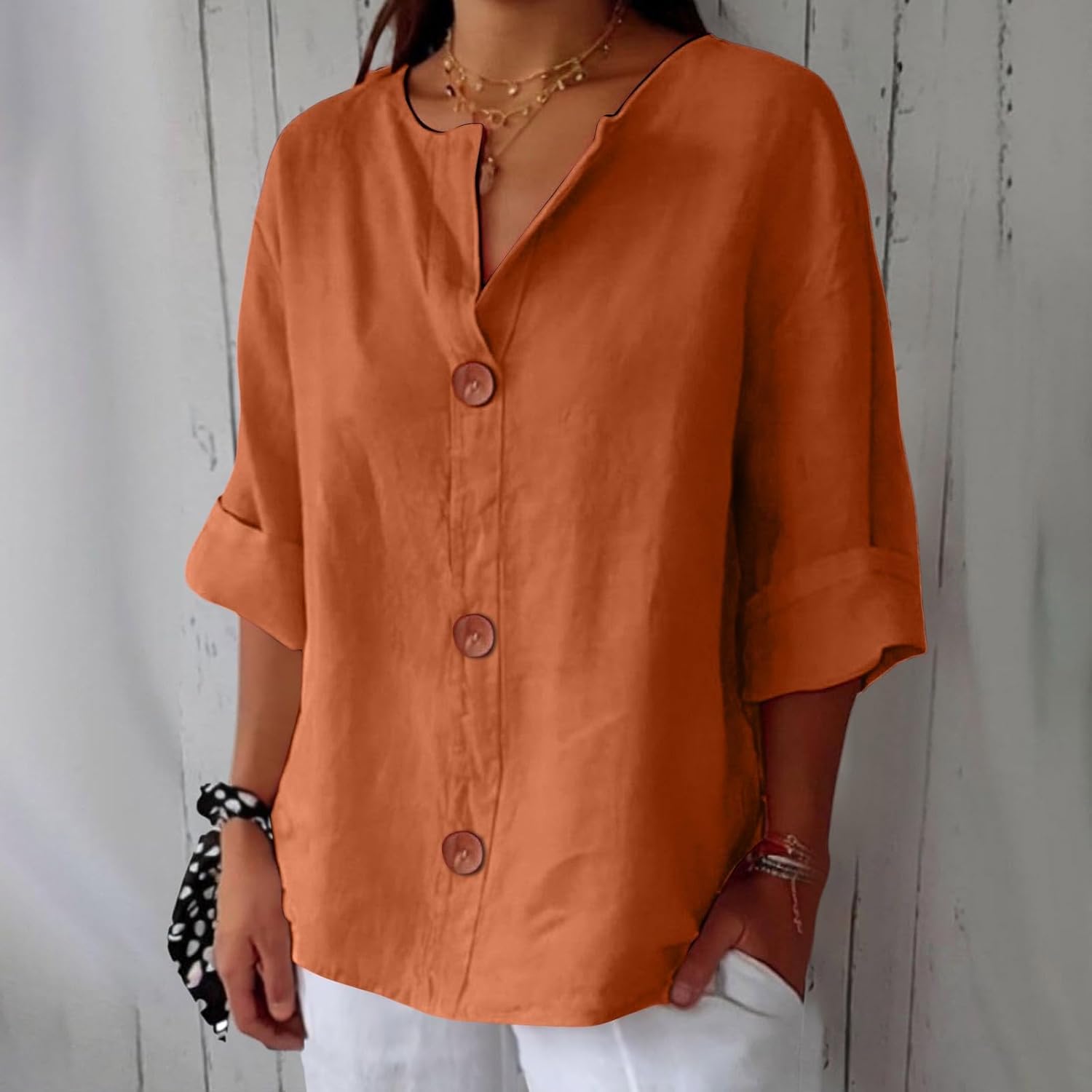 Sofie™ | Linnen blouse