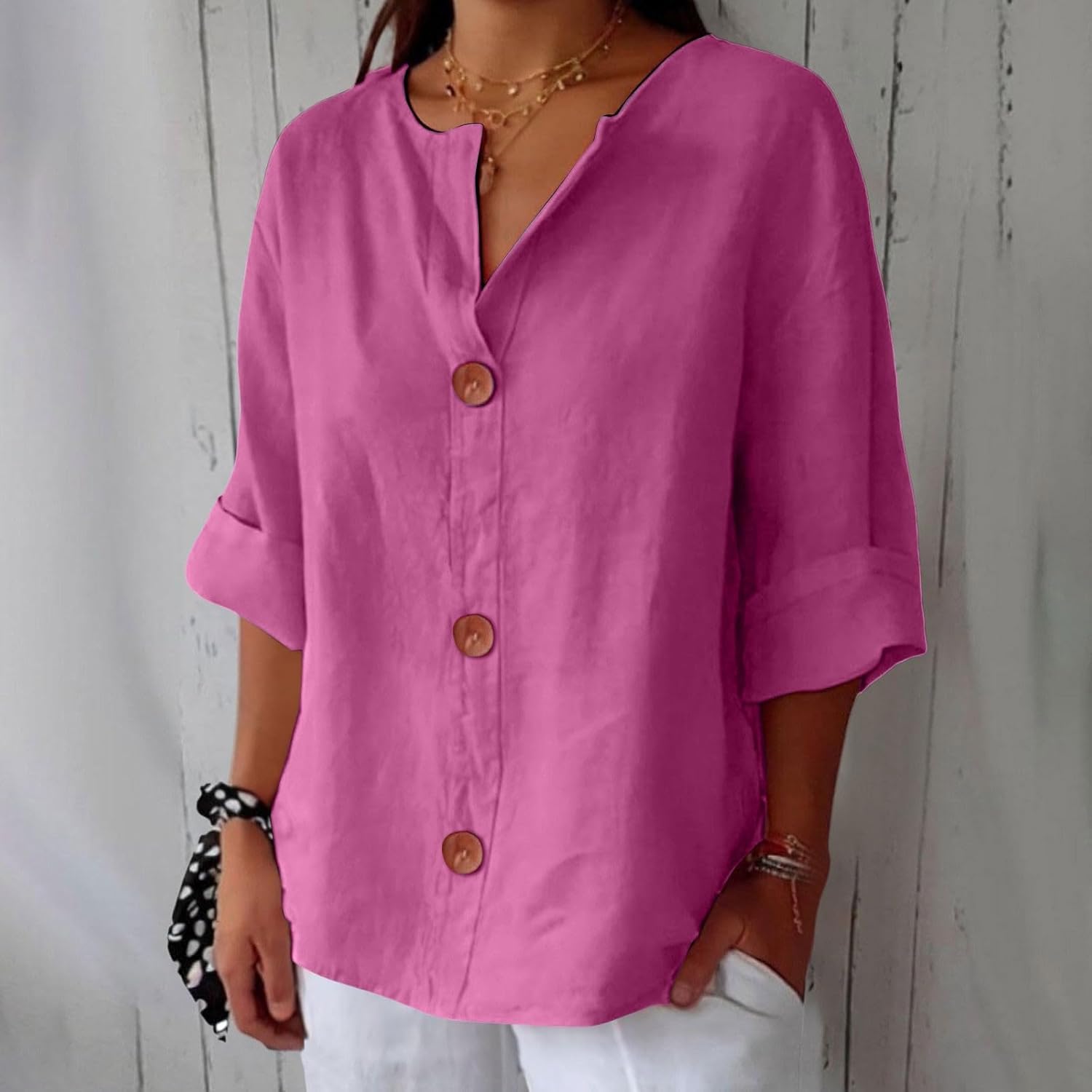 Sofie™ | Linnen blouse