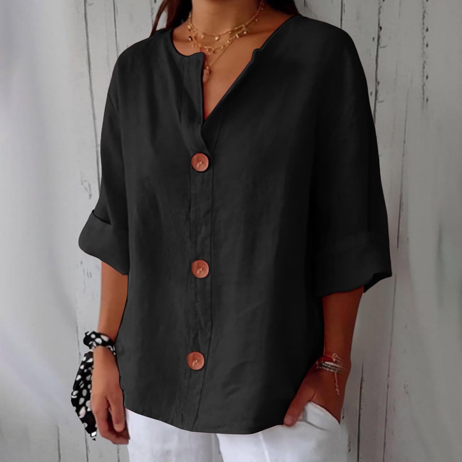 Sofie™ | Linnen blouse