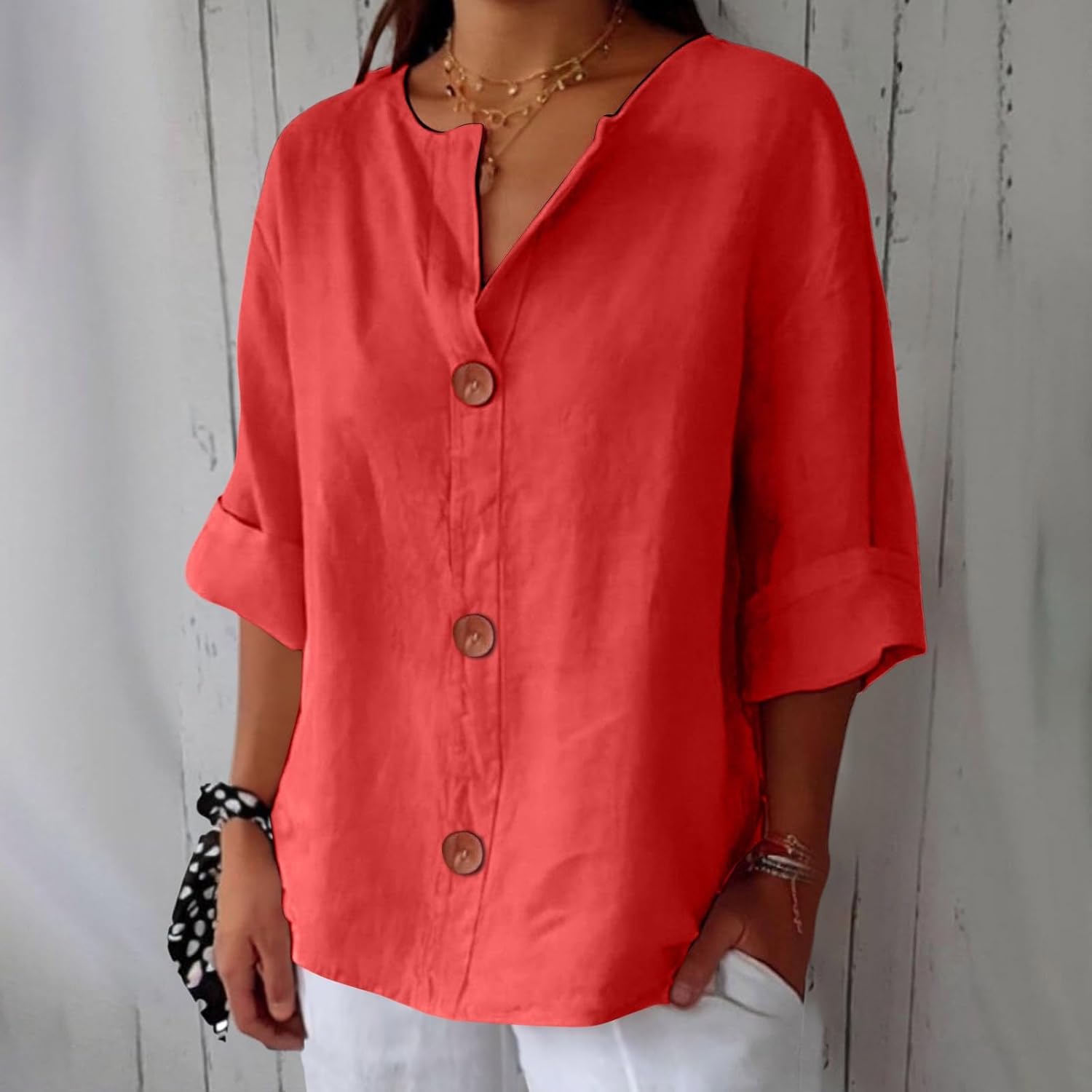 Sofie™ | Linnen blouse