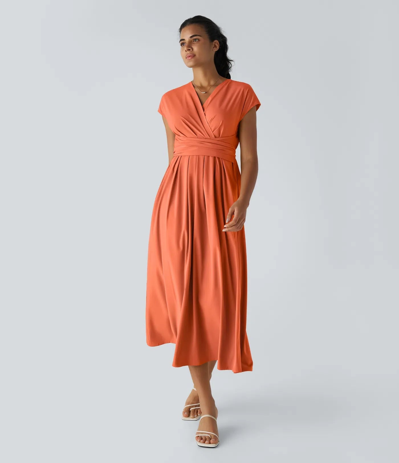 Jade™ | Wikkeljurk met hoge taille