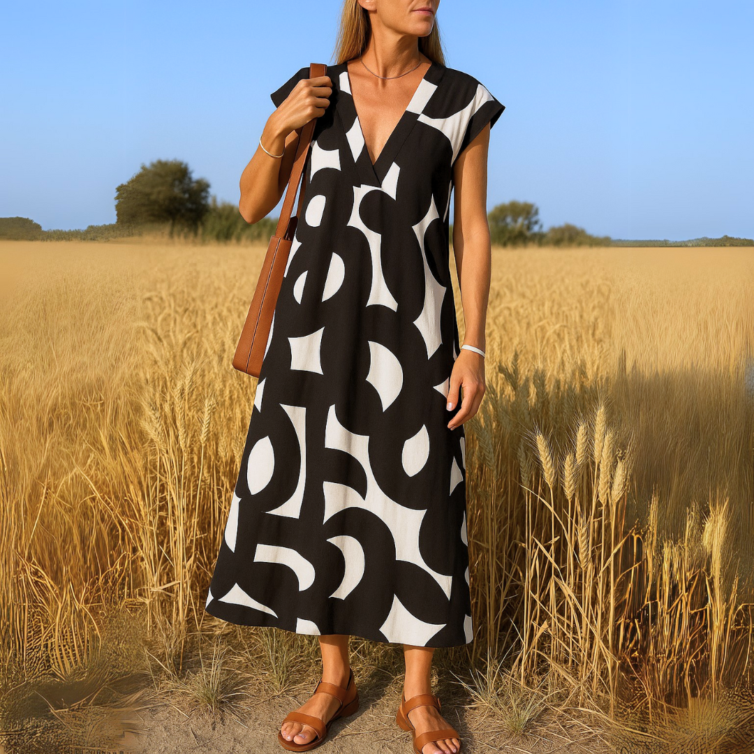 Iris™ | V-hals jurk