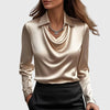 Alicia™ | Satijnen blouse