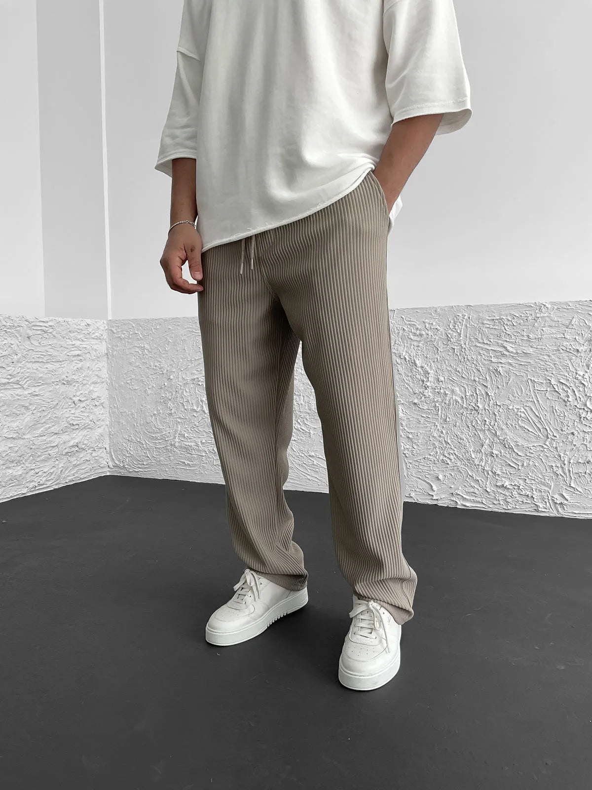 Thomas™ | Geribbelde stretchbroek
