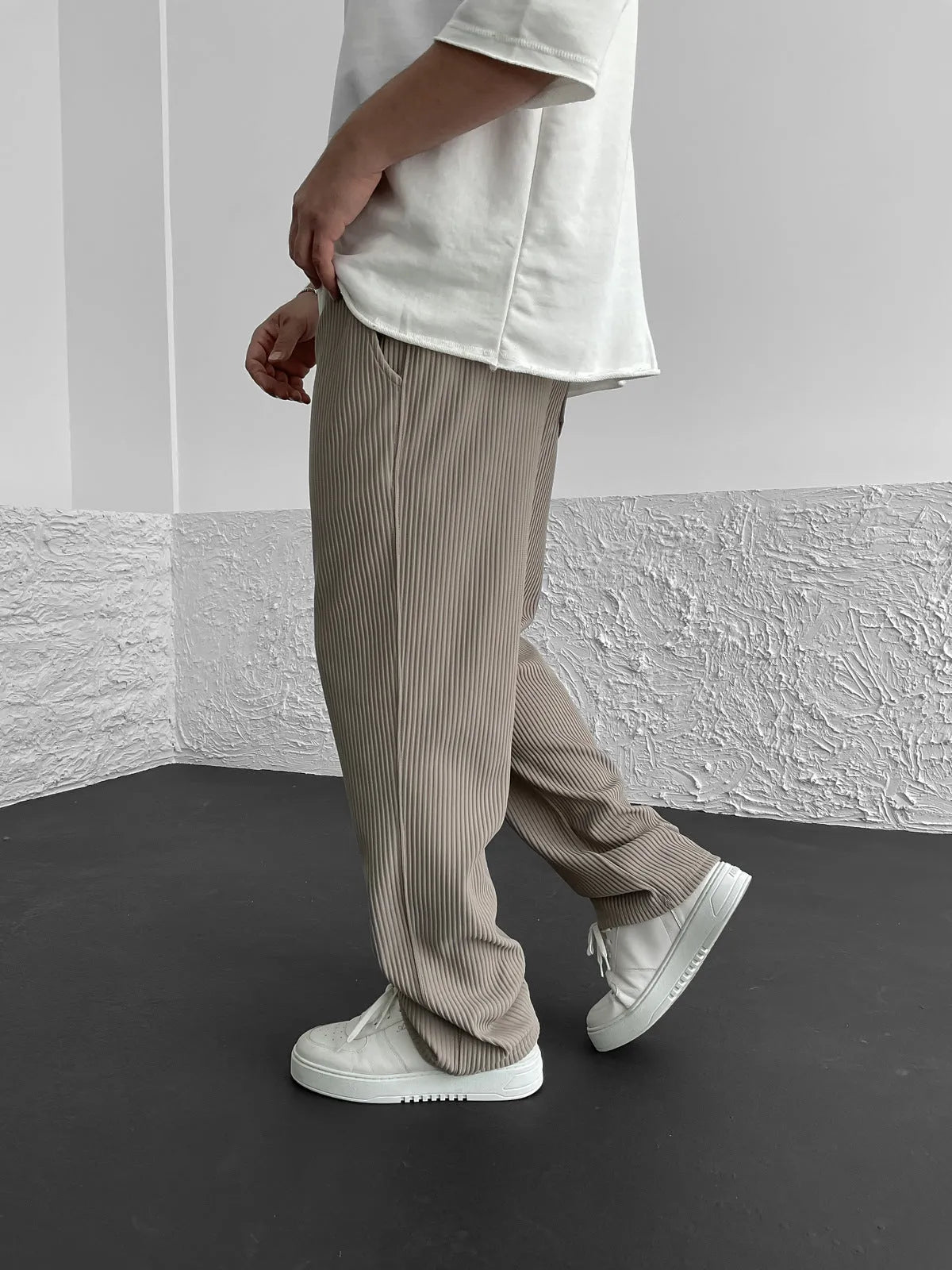 Thomas™ | Geribbelde stretchbroek