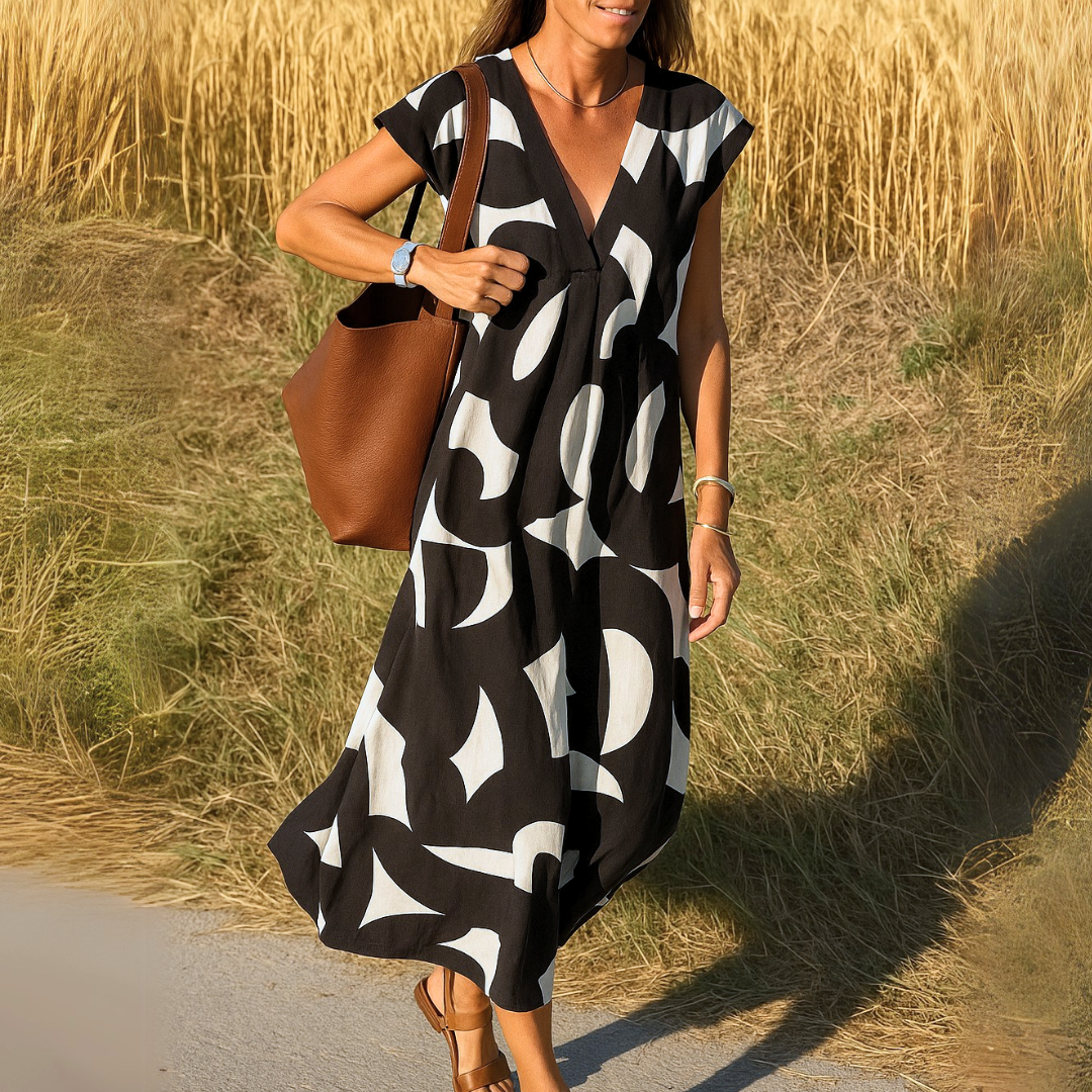 Iris™ | V-hals jurk