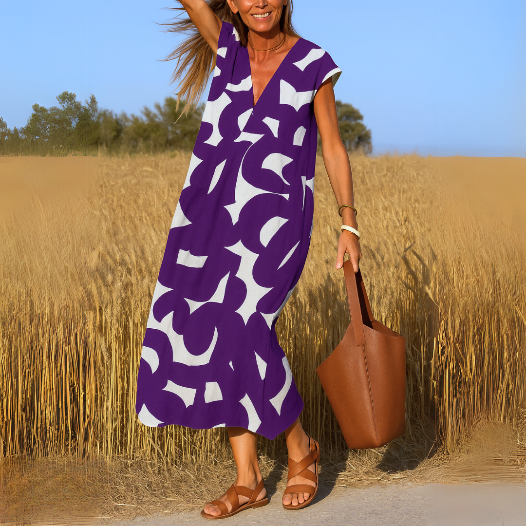 Iris™ | V-hals jurk