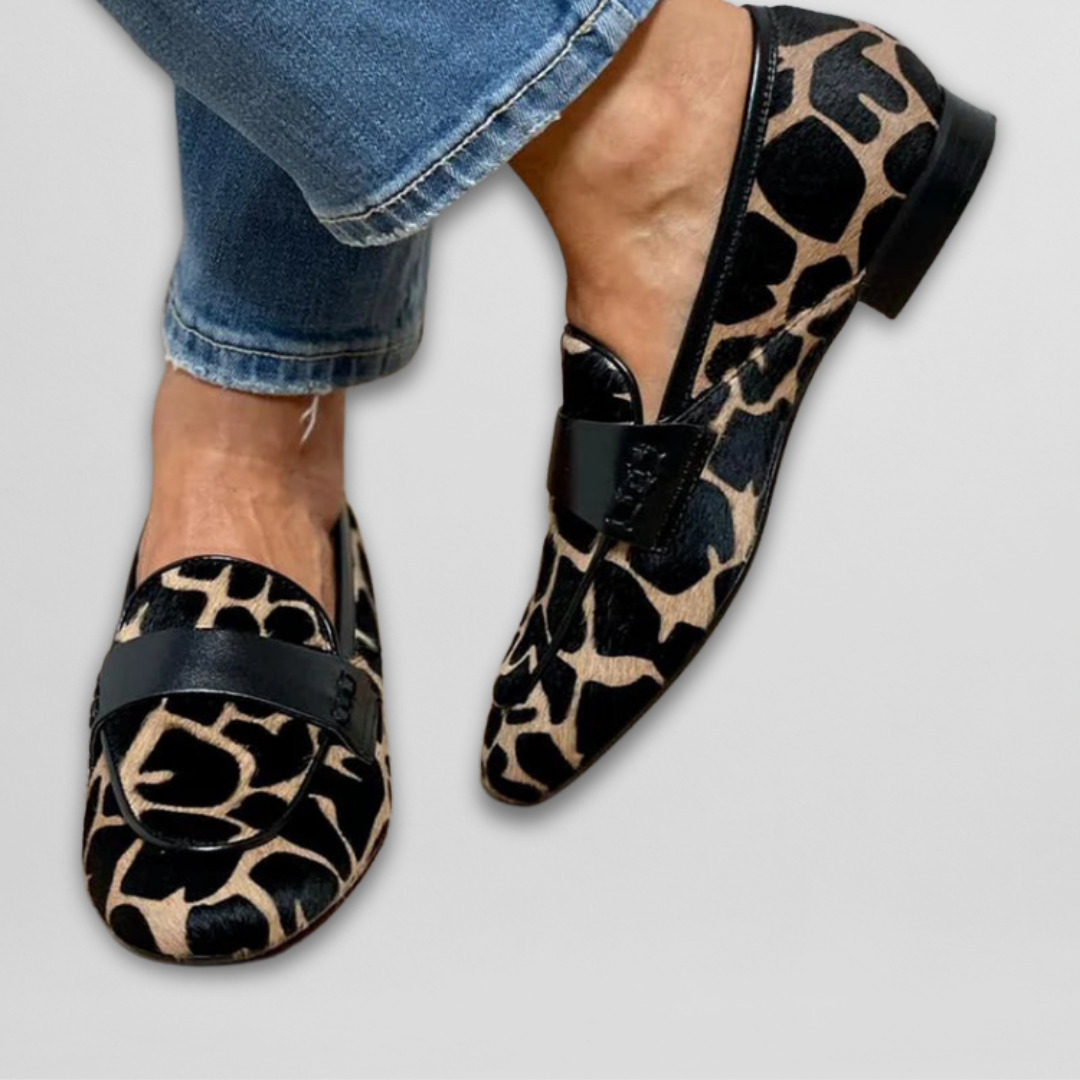 Darcy™ | Loafer met dierenprint