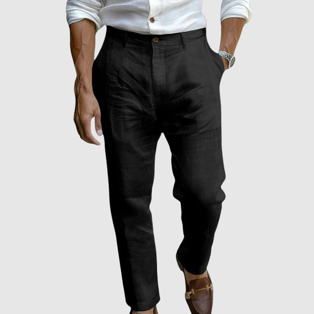 Daan™ | Lichtgewicht linnen broek