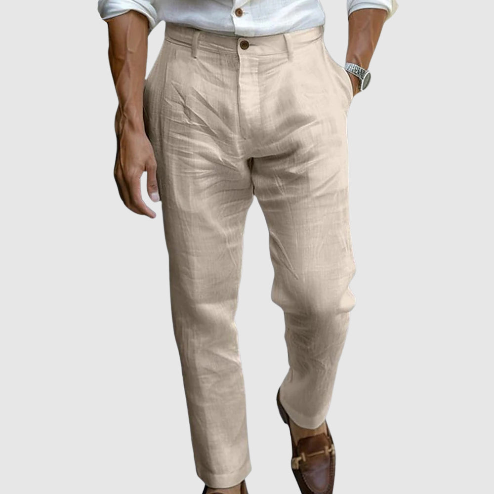 Daan™ | Lichtgewicht linnen broek