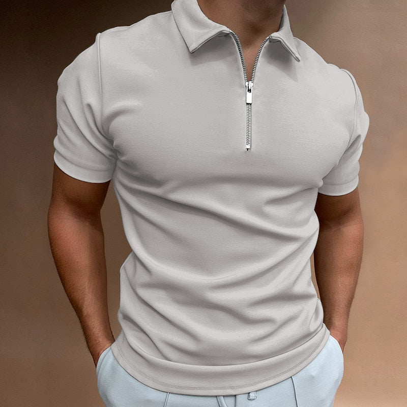 Jax™ | Polo met een ritssluiting