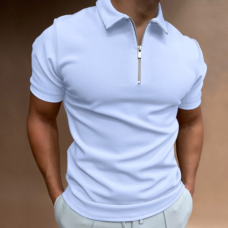 Jax™ | Polo met een ritssluiting