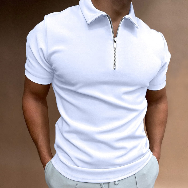 Jax™ | Polo met een ritssluiting