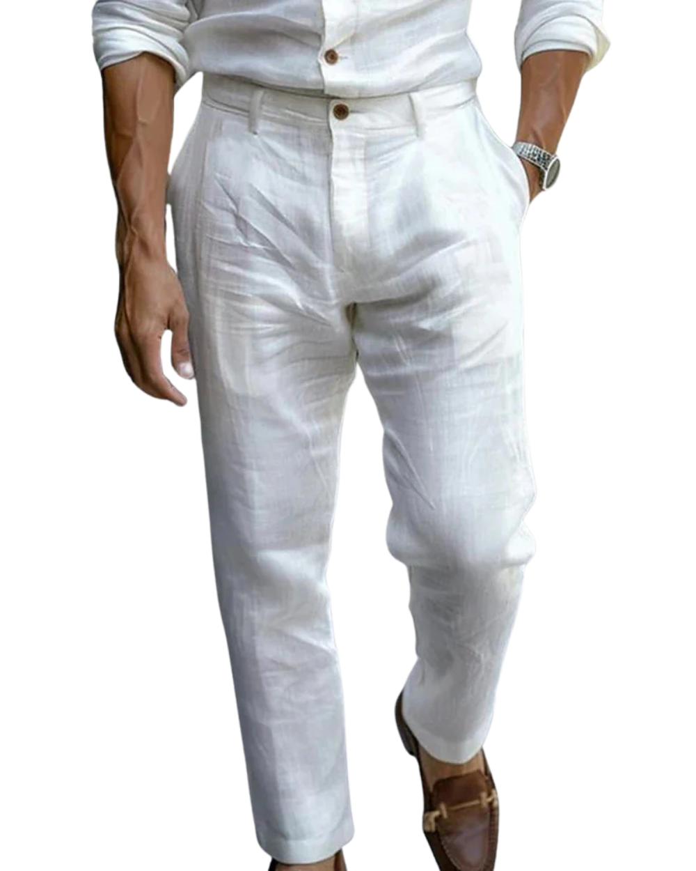 Daan™ | Lichtgewicht linnen broek