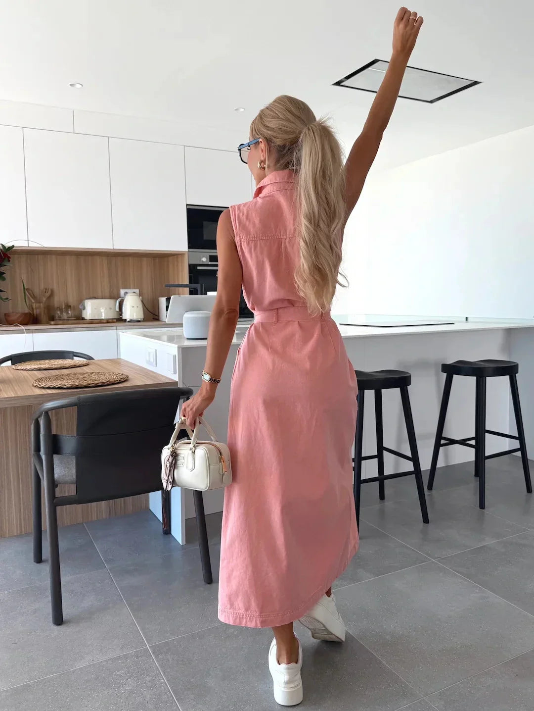 Marie™ | Maxi denim Jurk