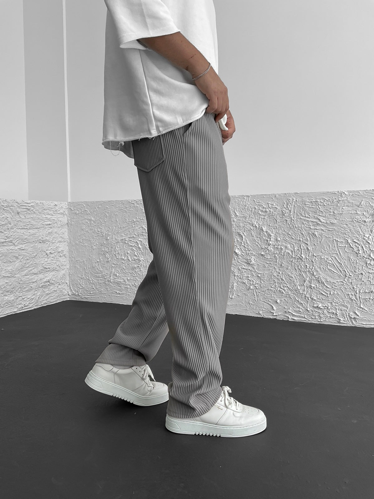 Thomas™ | Geribbelde stretchbroek