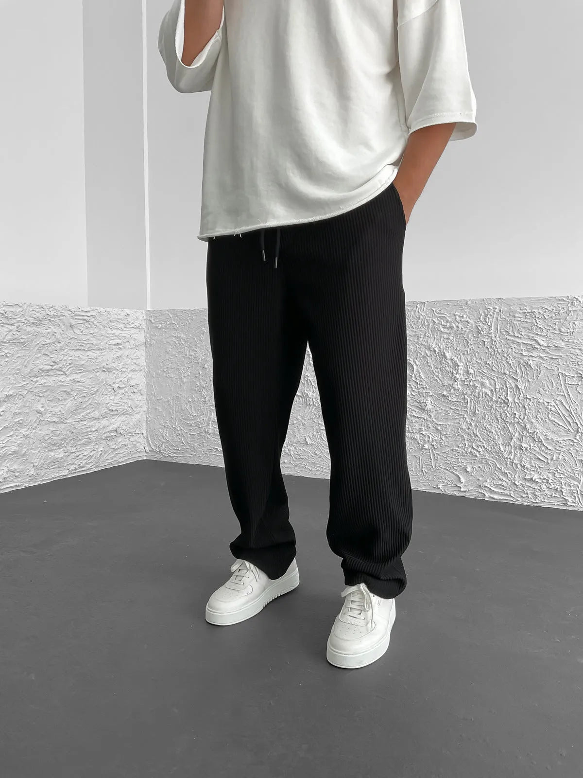 Thomas™ | Geribbelde stretchbroek