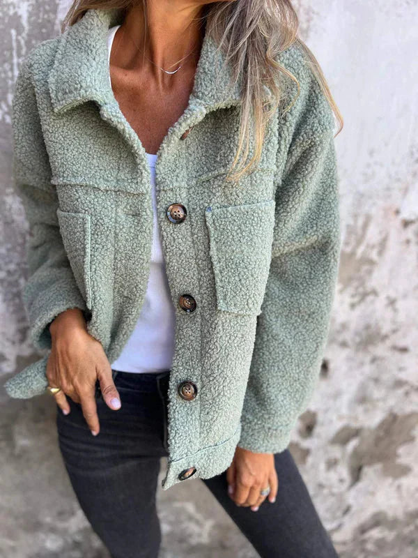 Anna™ | Kort wollen jasje