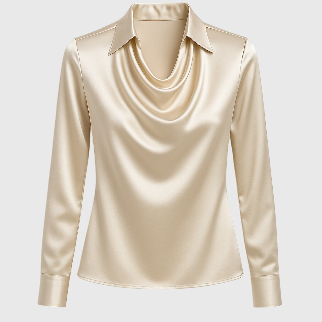 Alicia™ | Satijnen blouse