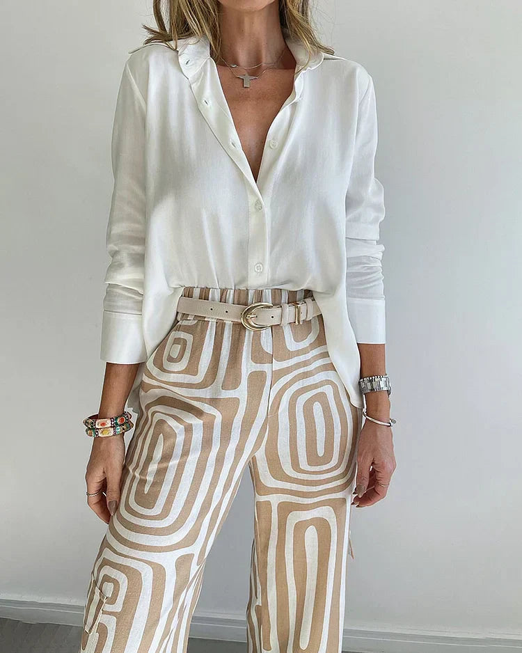 Nia™ | Boho set – Inclusief blouse en riem