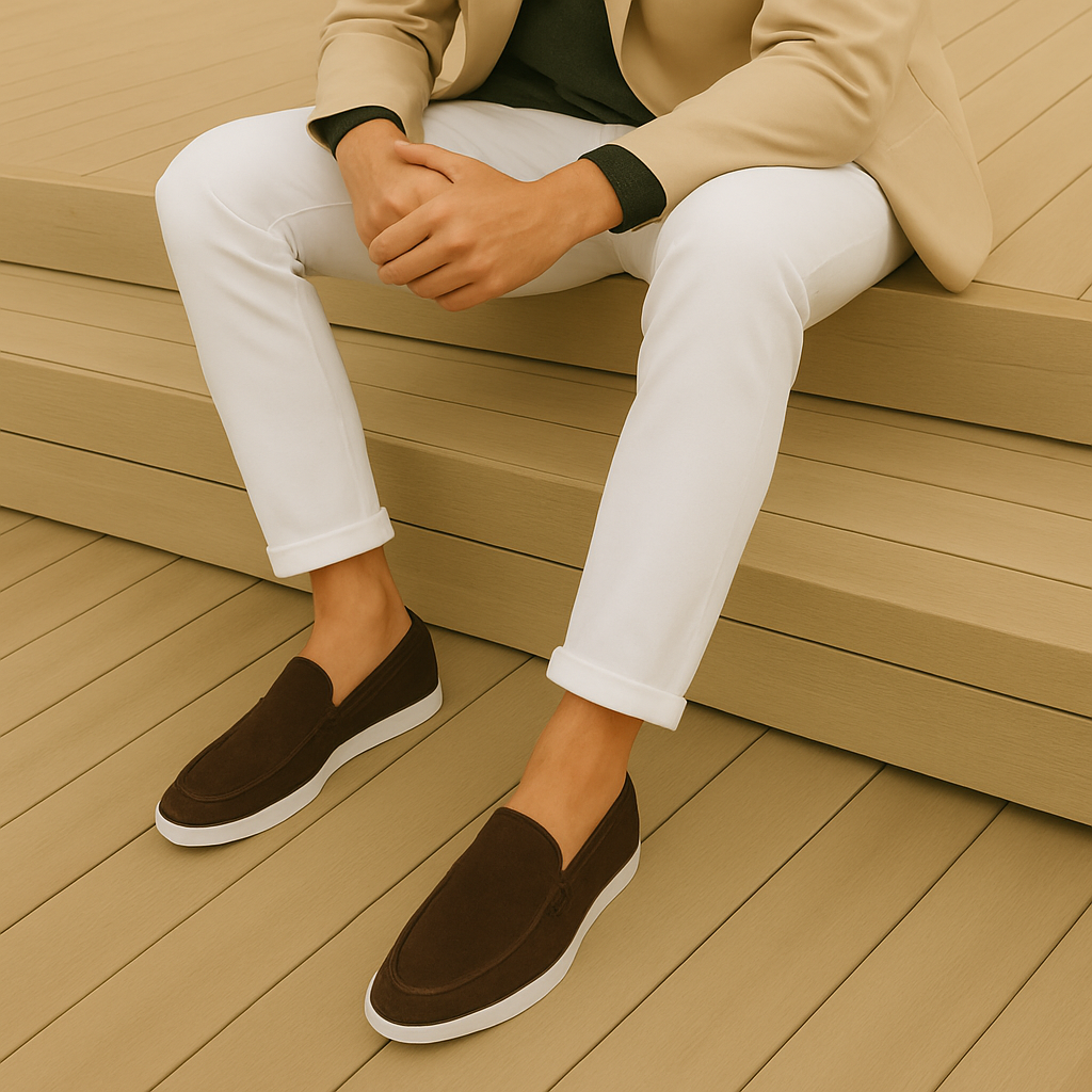 Lucas™ | Suède loafers
