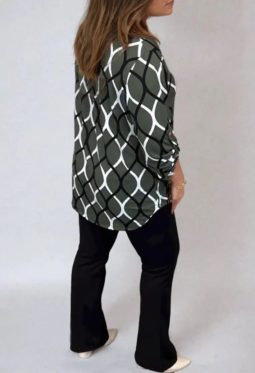 Axana™ | Blouse met lange mouwen