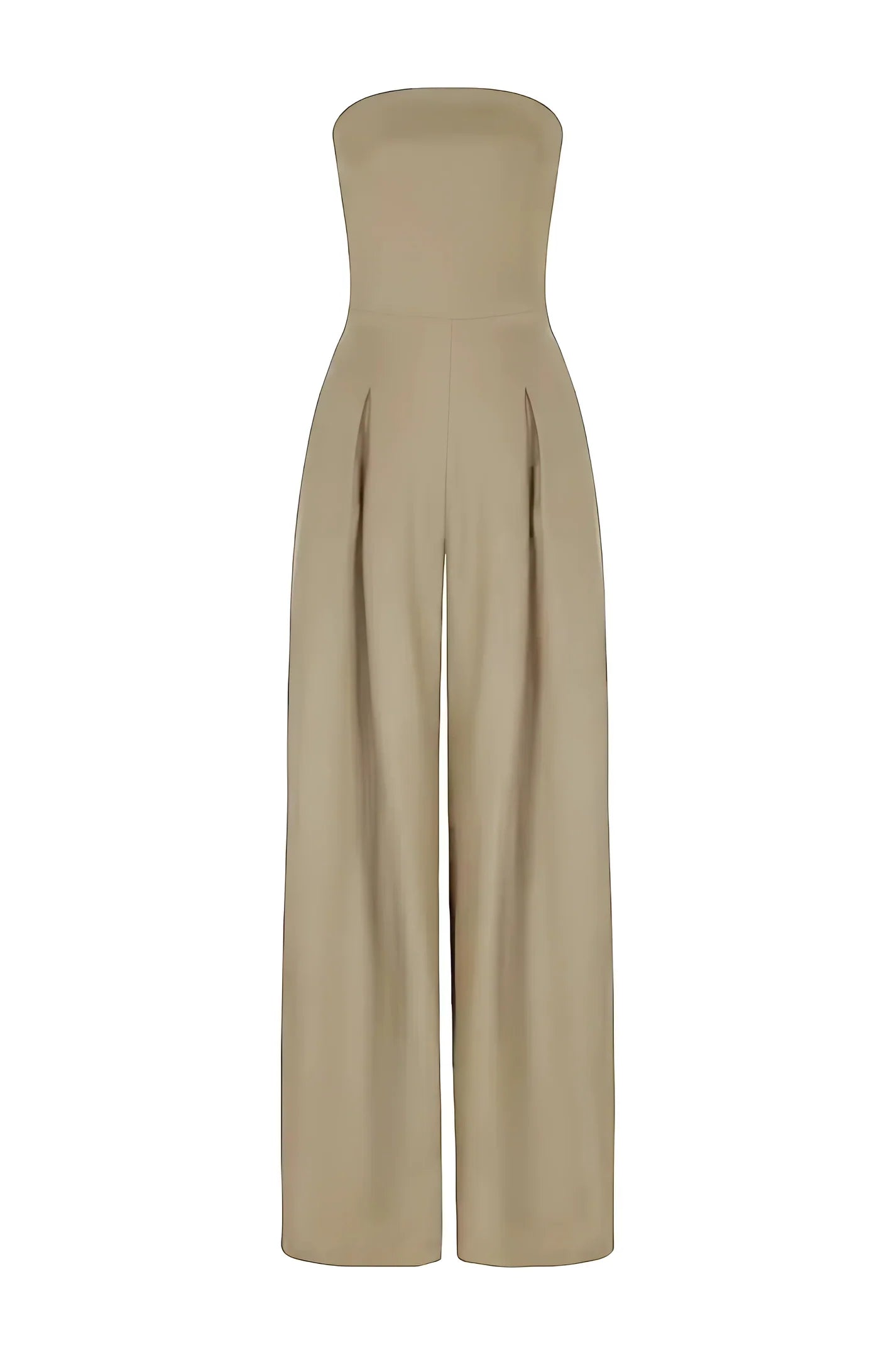 Camille™ | Elegante strapless jumpsuit