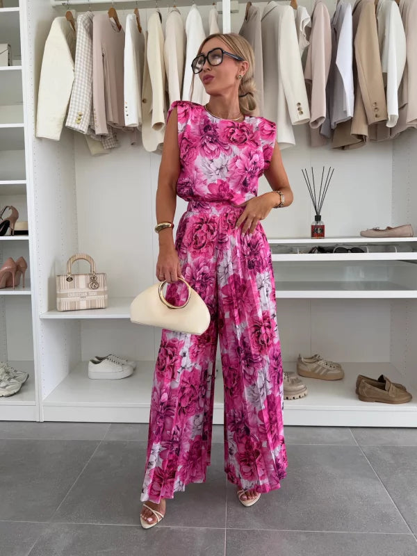 Elize™ | Elegante set met geplooide plissébroek
