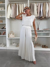 Elize™ | Elegante set met geplooide plissébroek